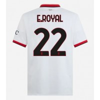 AC Milan Emerson Royal #22 Vonkajší futbalový dres 2024-25 Krátky Rukáv